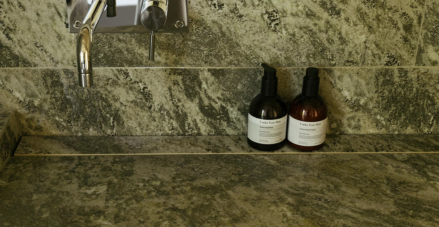 Shampoo bottles