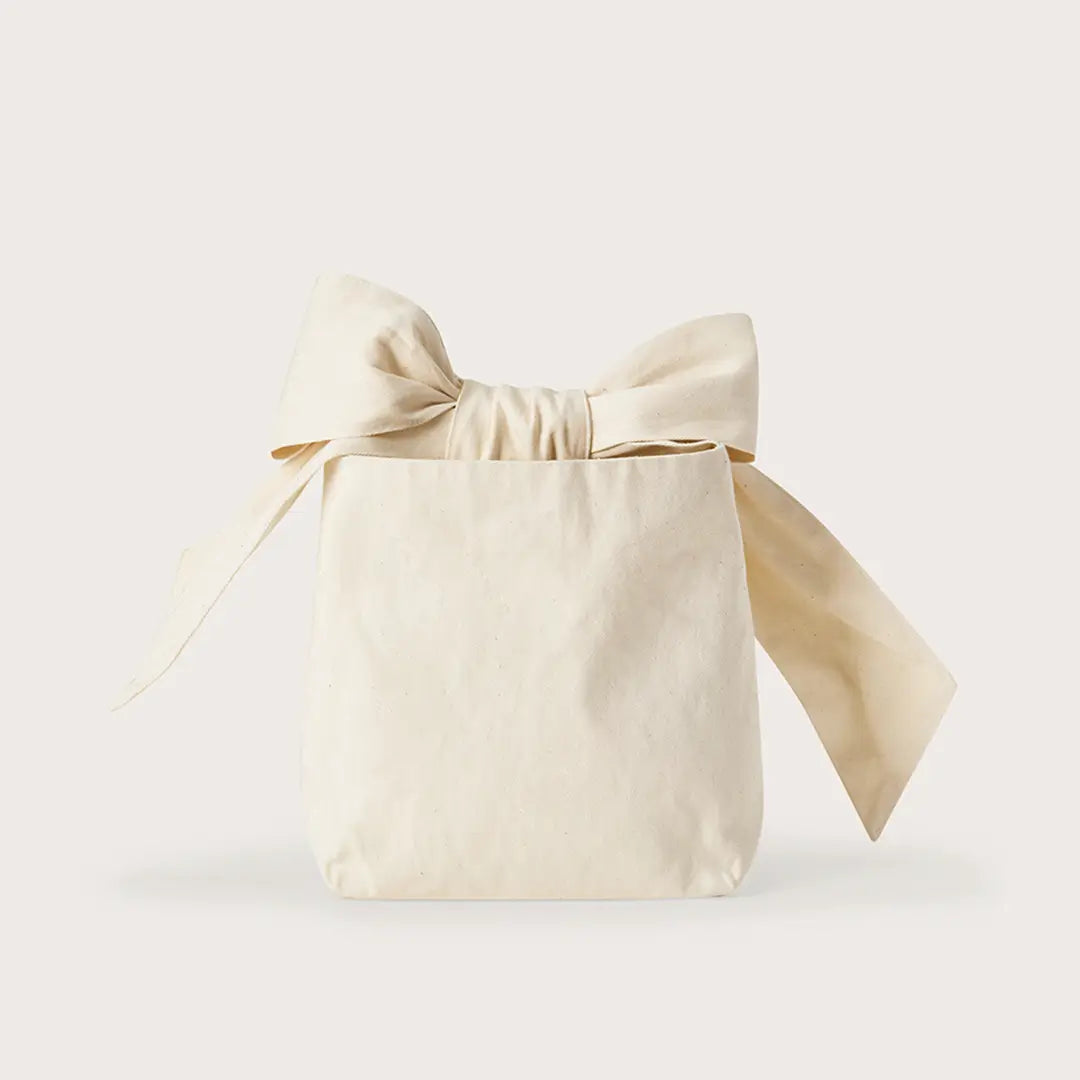 Organic Cotton Bow Bag