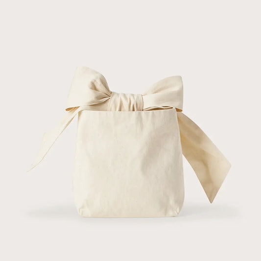 Organic Cotton Bow Bag