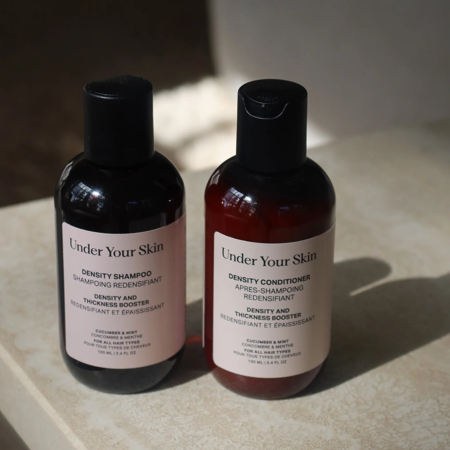 Density Duo på marmorbord