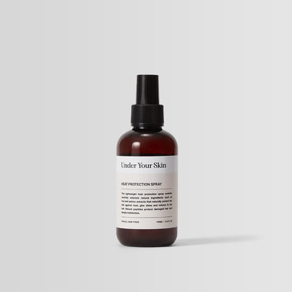 Värmeskydd för håret spray med keratin i ren förpackning