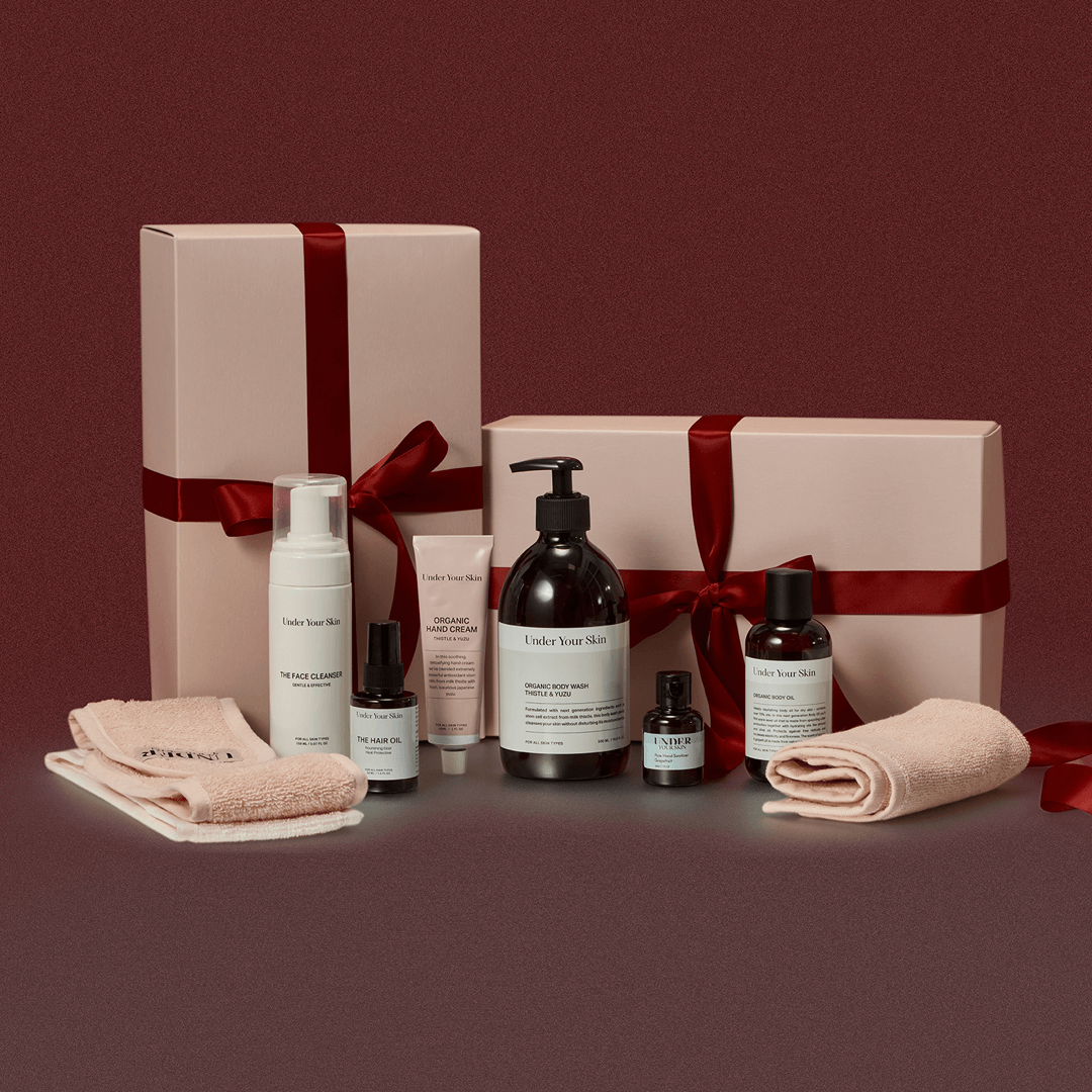 limited edition box with body products and some accessories.