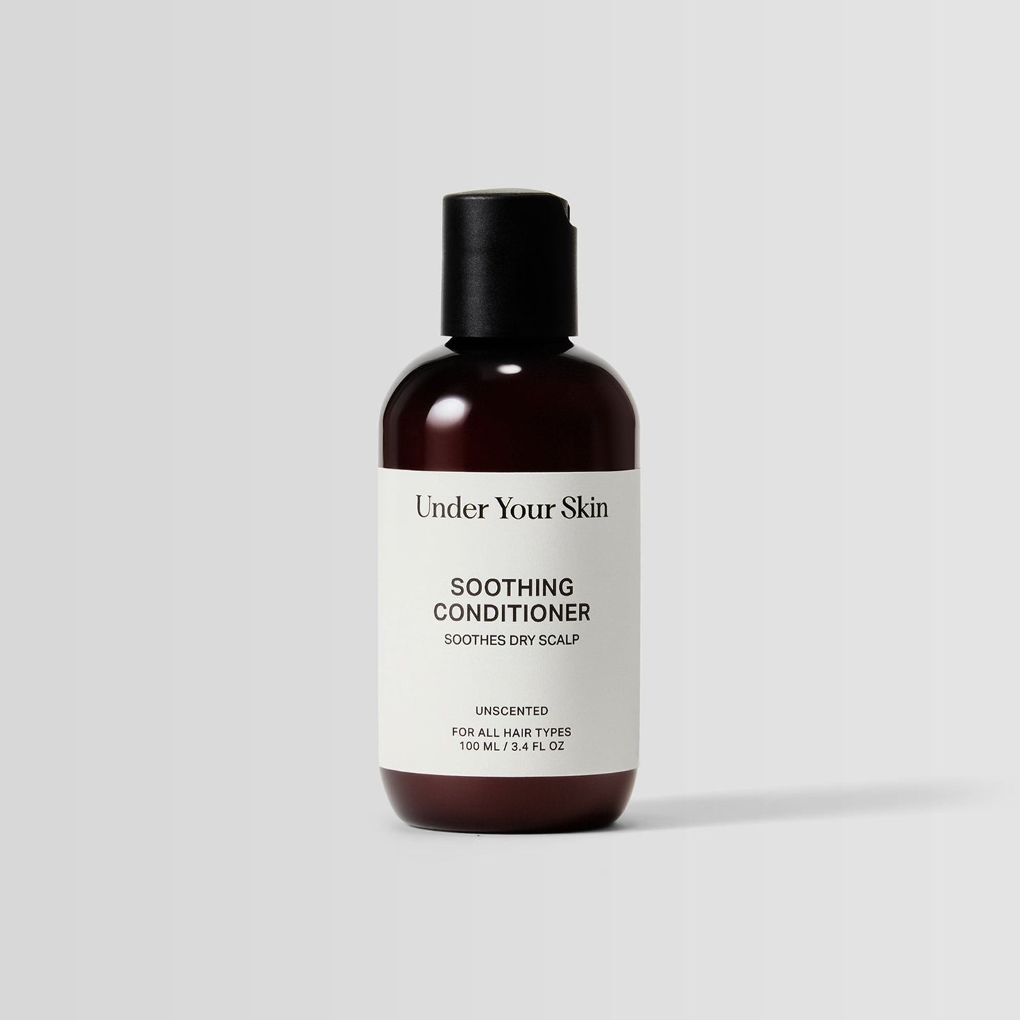 Soothing balsam på vit bakgrund